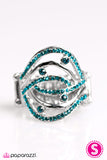 Paparazzi "Cosmic Compass" Blue 064XX Ring Paparazzi Jewelry