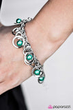 Paparazzi "Cosmic Cover Girl" Green Bracelet Paparazzi Jewelry