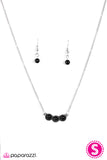 Paparazzi "Country Classic" Black Necklace & Earring Set Paparazzi Jewelry