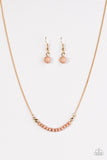 Paparazzi "Country Roads" Gold Necklace & Earring Set Paparazzi Jewelry