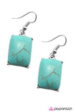 Paparazzi "Country Western" Blue Earrings Paparazzi Jewelry