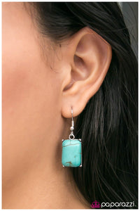 Paparazzi "Country Western" Blue Earrings Paparazzi Jewelry