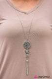 Paparazzi "Courage Is My Compass - Brown" necklace Paparazzi Jewelry