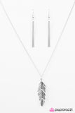 Paparazzi "Courage To Soar - Silver" necklace Paparazzi Jewelry