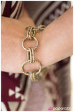 Paparazzi "Covert" Brass Bracelet Paparazzi Jewelry