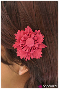 Paparazzi "Cowboy Take Me Away" Pink Hair Clip Paparazzi Jewelry