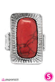 Paparazzi "Cowgirl Dreams" Red Ring Paparazzi Jewelry