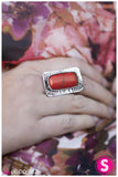 Paparazzi "Cowgirl Dreams" Red Ring Paparazzi Jewelry