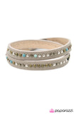 Paparazzi "Cowgirl Up - Blue" bracelet Paparazzi Jewelry