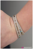 Paparazzi "Cowgirl Up - Blue" bracelet Paparazzi Jewelry