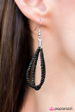 Paparazzi "Crash The Party - Black" necklace Paparazzi Jewelry