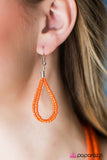 Paparazzi "Crash The Party - Orange" necklace Paparazzi Jewelry