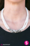 Paparazzi "Crash The Party - White" necklace Paparazzi Jewelry