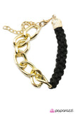 Paparazzi "Crawling With Confidence" Black Bracelet Paparazzi Jewelry