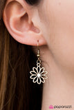Paparazzi "Crazy For Daisies" Brass Necklace & Earring Set Paparazzi Jewelry