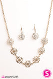 Paparazzi "Crazy For Daisies" Brass Necklace & Earring Set Paparazzi Jewelry