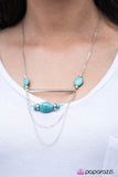 Paparazzi "Creek Couture - Blue" necklace Paparazzi Jewelry