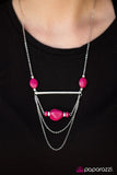 Paparazzi "Creek Couture - Pink" necklace Paparazzi Jewelry