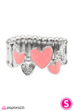 Paparazzi "Cross My Heart" Pink Ring Paparazzi Jewelry