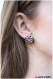 Paparazzi "Crystal Castles - Pink" earring Paparazzi Jewelry