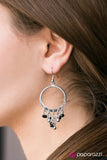 Paparazzi "Crystal Chandeliers" Black Earrings Paparazzi Jewelry