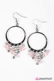 Paparazzi "Crystal Chandeliers" Pink Earrings Paparazzi Jewelry