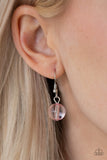 Paparazzi VINTAGE VAULT "Crystal Charm" Pink Necklace & Earring Set Paparazzi Jewelry