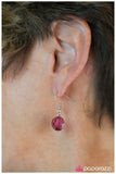 Paparazzi "Crystal Collision" Pink Necklace & Earring Set Paparazzi Jewelry