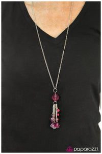 Paparazzi "Crystal Collision" Pink Necklace & Earring Set Paparazzi Jewelry