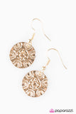 Paparazzi "Culture Shock - Gold" earring Paparazzi Jewelry