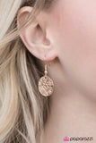 Paparazzi "Culture Shock - Gold" earring Paparazzi Jewelry