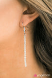 Paparazzi "Cupids Kiss" Silver Necklace & Earring Set Paparazzi Jewelry