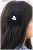 Paparazzi "Curl Up" Blue Hair Clip Paparazzi Jewelry