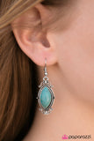 Paparazzi "Custom Stonework - Blue" earring Paparazzi Jewelry