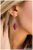 Paparazzi "Custom Stonework - Red" earring Paparazzi Jewelry