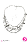 Paparazzi "Cut and Run - White" necklace Paparazzi Jewelry