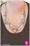 Paparazzi "Cut and Run - White" necklace Paparazzi Jewelry