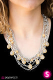 Paparazzi "Cut and Run - Yellow" necklace Paparazzi Jewelry