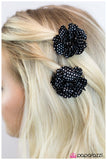 Paparazzi "Cutest Couple" Black Hair Clip Paparazzi Jewelry