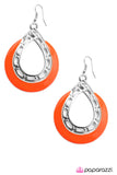 Paparazzi "Cut It Out- Orange" earring Paparazzi Jewelry