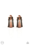Paparazzi "Bells Ringing" Copper Clip On Earrings Paparazzi Jewelry
