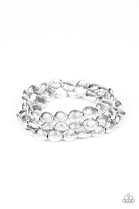 Paparazzi "Basic Bliss" Silver Bracelet Paparazzi Jewelry