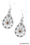 Paparazzi "Daisy Chain - Brown" earring Paparazzi Jewelry
