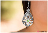 Paparazzi "Daisy Chain - Green" earring Paparazzi Jewelry