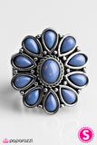 Paparazzi "Daisy Dance - Blue" ring Paparazzi Jewelry