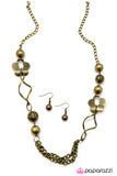 Paparazzi "Daisy Duke - Brass" necklace Paparazzi Jewelry