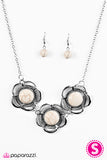 Paparazzi "Daisy DUNES - White" necklace Paparazzi Jewelry