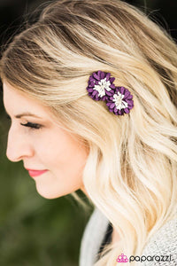 Paparazzi "DAISY For You" Purple Hair Clip Paparazzi Jewelry