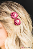 Paparazzi "DAISY For You" Pink Hair Clip Paparazzi Jewelry
