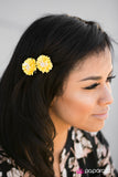 Paparazzi "DAISY For You" Yellow Hair Clip Paparazzi Jewelry